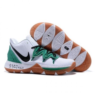 Nike Erkek Kyrie 5 Beyaz / Turkuaz Basketbol Ayakkabısı Türkiye - Y9SW390V